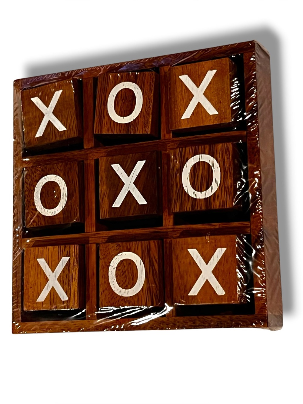 NEW! Tic-Tac-Toe - Classic Strategy Wooden Game Puzzle Fun Family Gift D-8